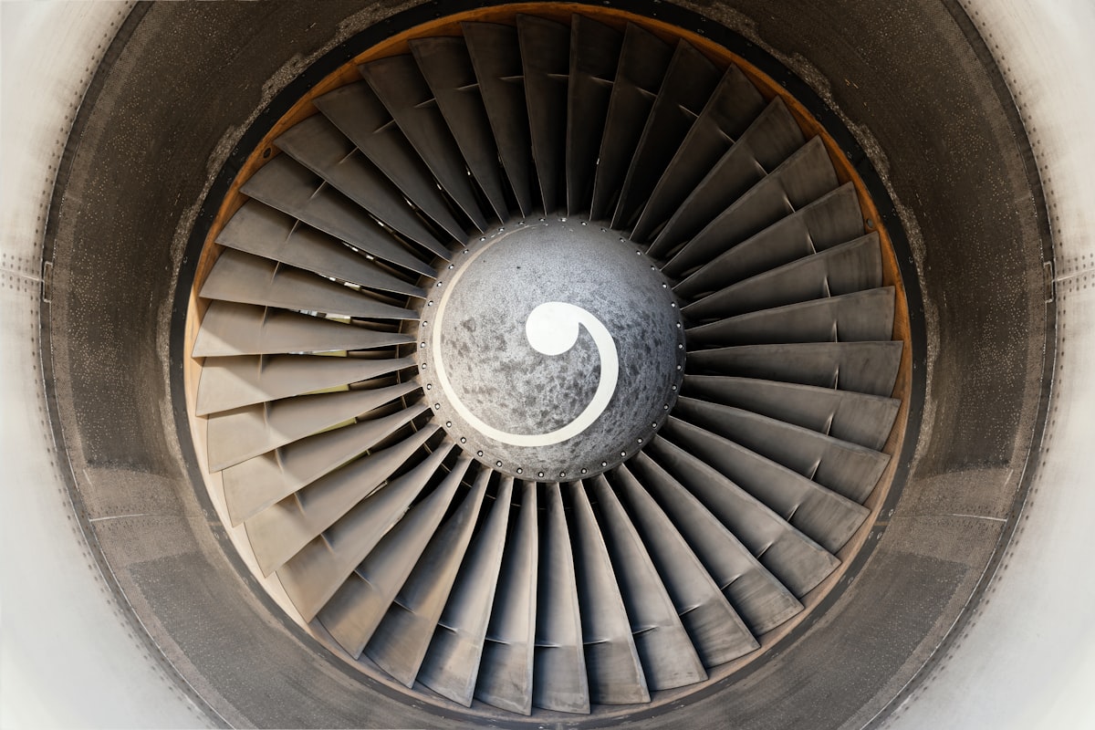 Jet engine — aerospace aluminum structures